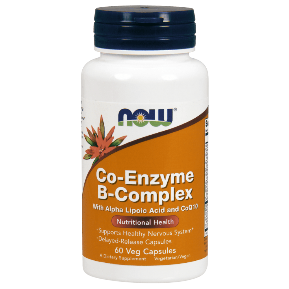 NOW - Coenzyme & B-Complex 60 капсули