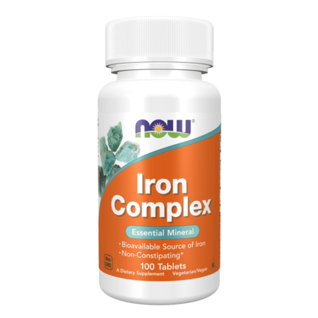 NOW Iron Complex 100 таблетки