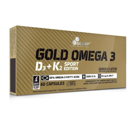 Olimp - GOLD OMEGA 3 D3+K2 - 60 капсули