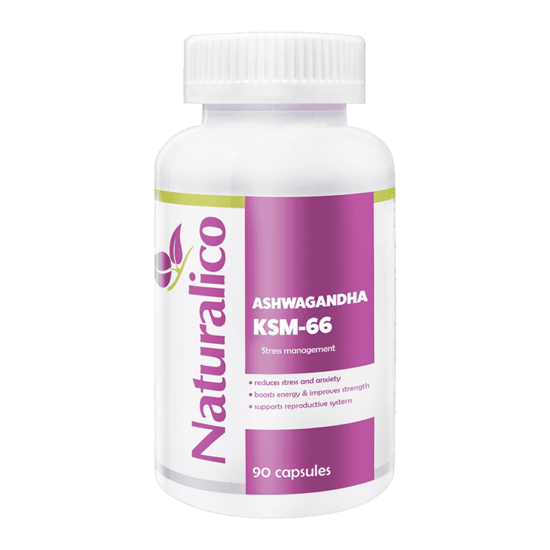 Naturalico - Ashwagandha KSM-66 - 90 капсули