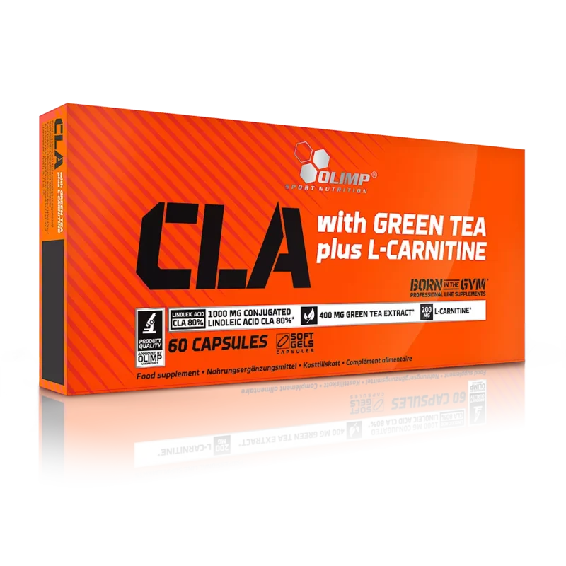 OLIMP - CLA with Green Tea plus L-Carnitine Sport Edition - 60 капсули