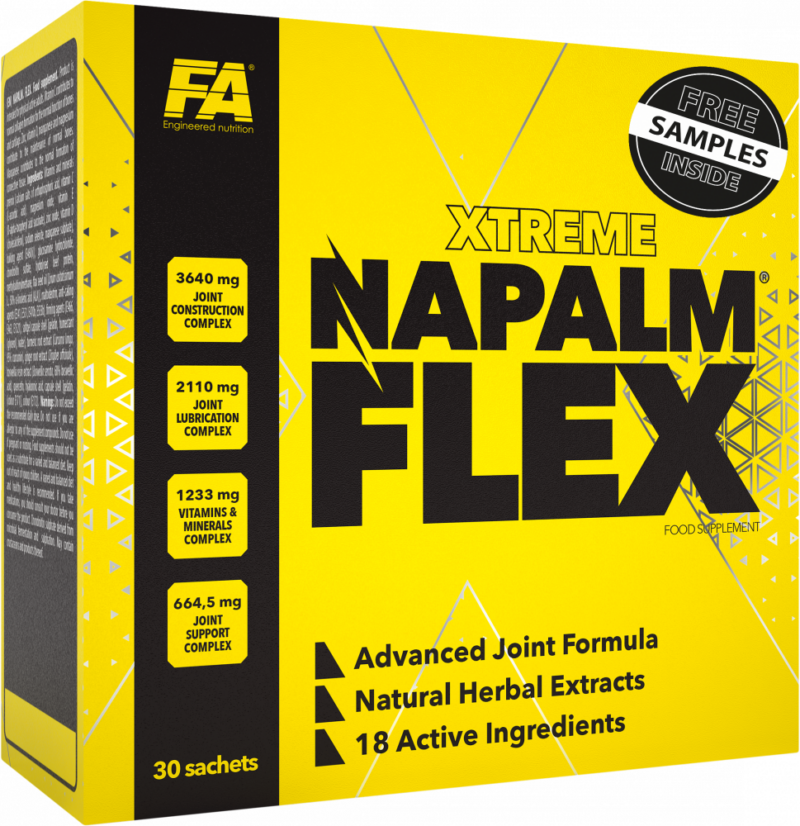 FA Nutrition Xtreme Napalm Flex | Advanced Joint Formula - 30 пакетчета