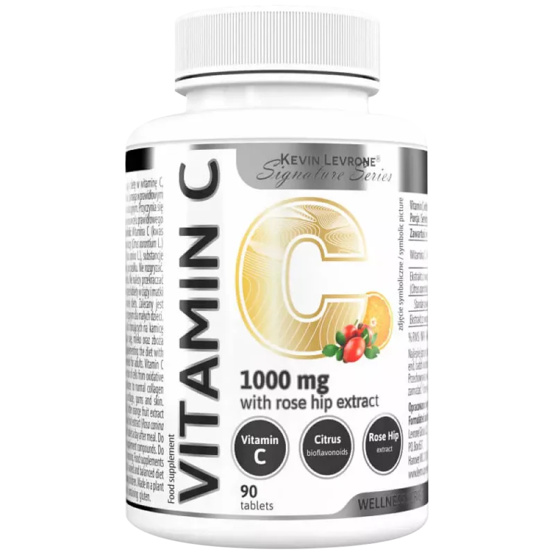 Kevin Levrone - Vitamin C 1000 / with Rose Hips and Bitter Orange - 90 таблетки