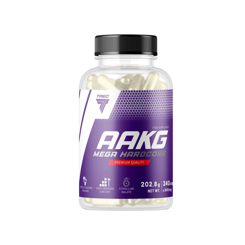 Trec Nutrition - AAKG Mega Hardcore | with Citrulline Malate - 240 капсули