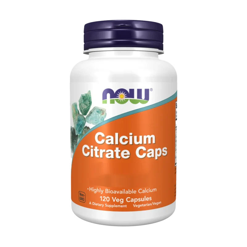 NOW - Calcium Citrate Caps | + Magnesium, Vitamin D, Zinc, Copper, Manganese - 120 капсули