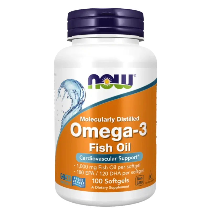 NOW - Omega 3 | 1000 мг - 100 меки капсули