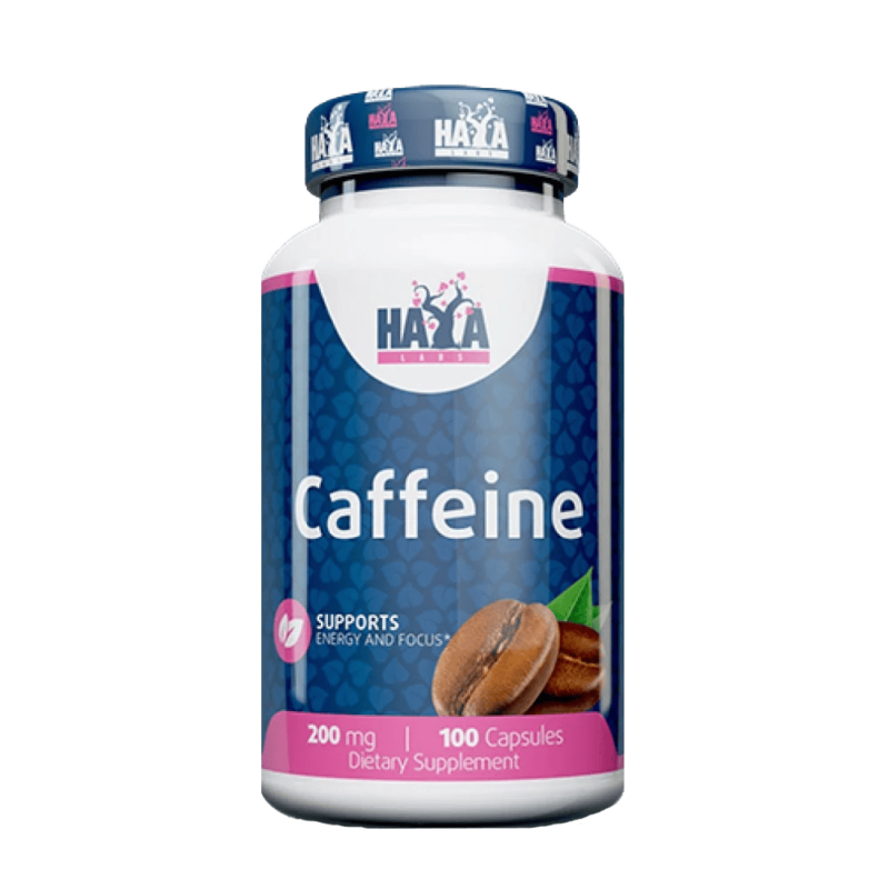 Haya Labs - Caffeine | 200 мг - 100 капсули