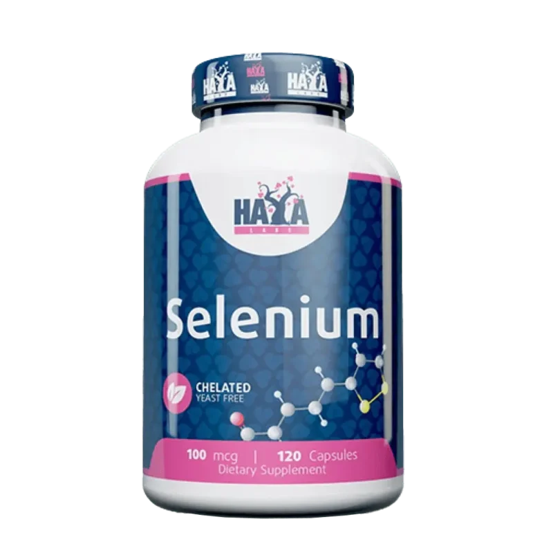 Haya Labs - Selenium / Chelated | Yeast Free - 120 капсули