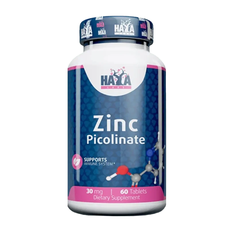 Haya Labs - Zinc Picolinate | 30 мг - 60 таблетки