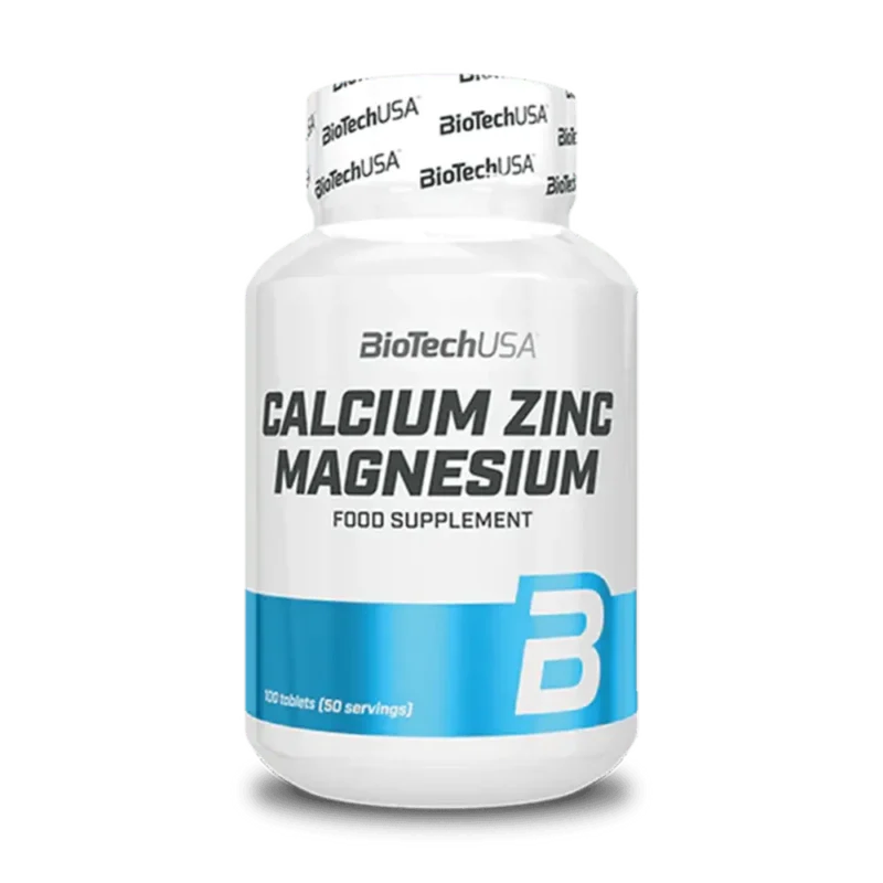 BioTech USA - Calcium Zinc Magnesium - 100 таблетки