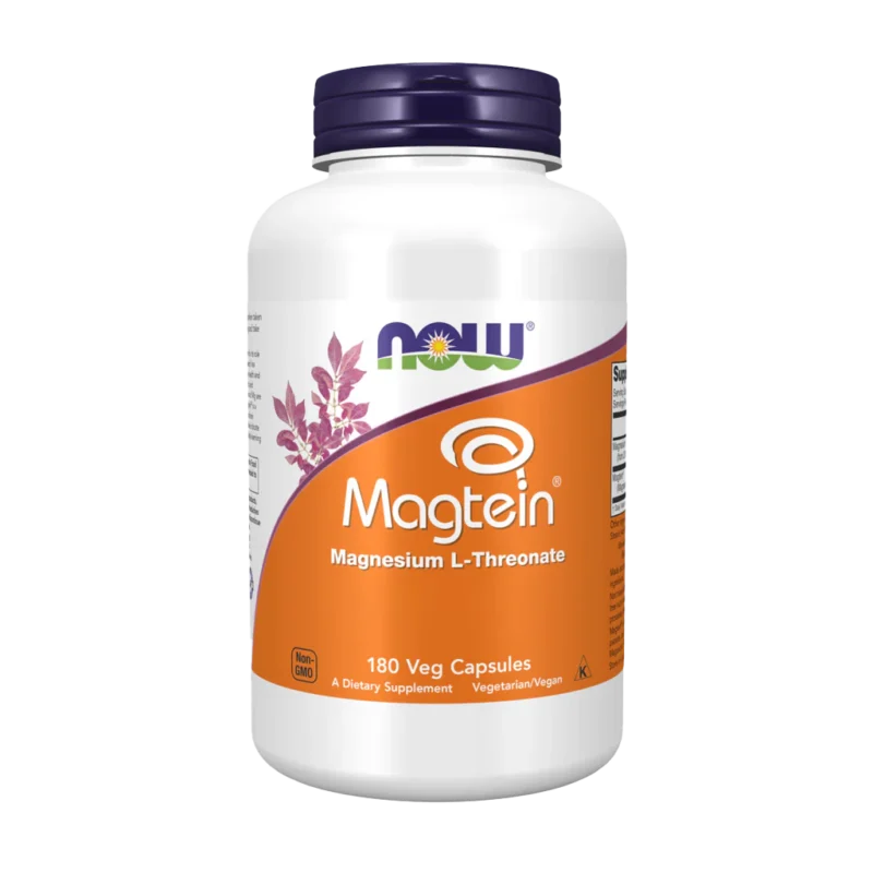 NOW - Magtein Magnesium L-Threonate - 180 капсули