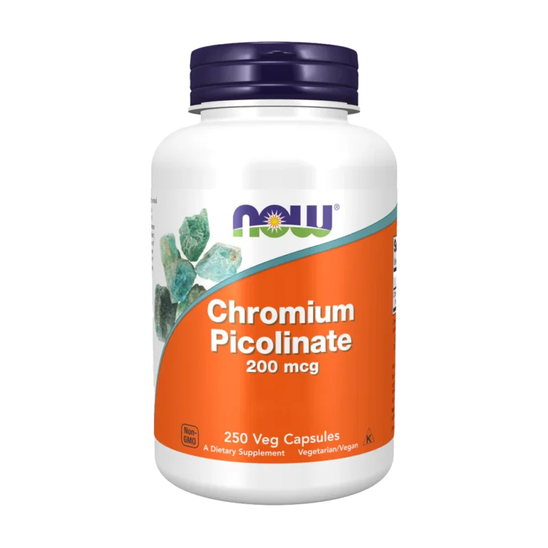 NOW - Chromium Picolinate | 200 мг - 250 капсули